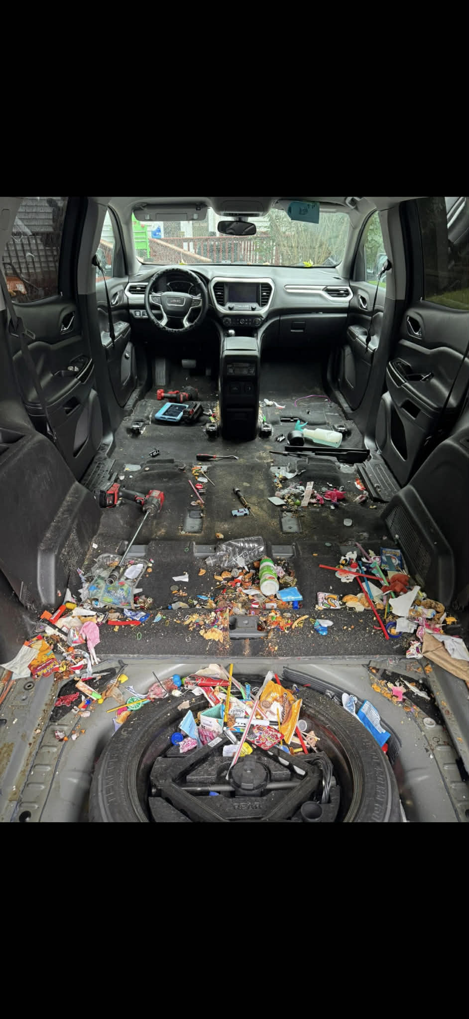 Before - Extreme interior cleaning needed