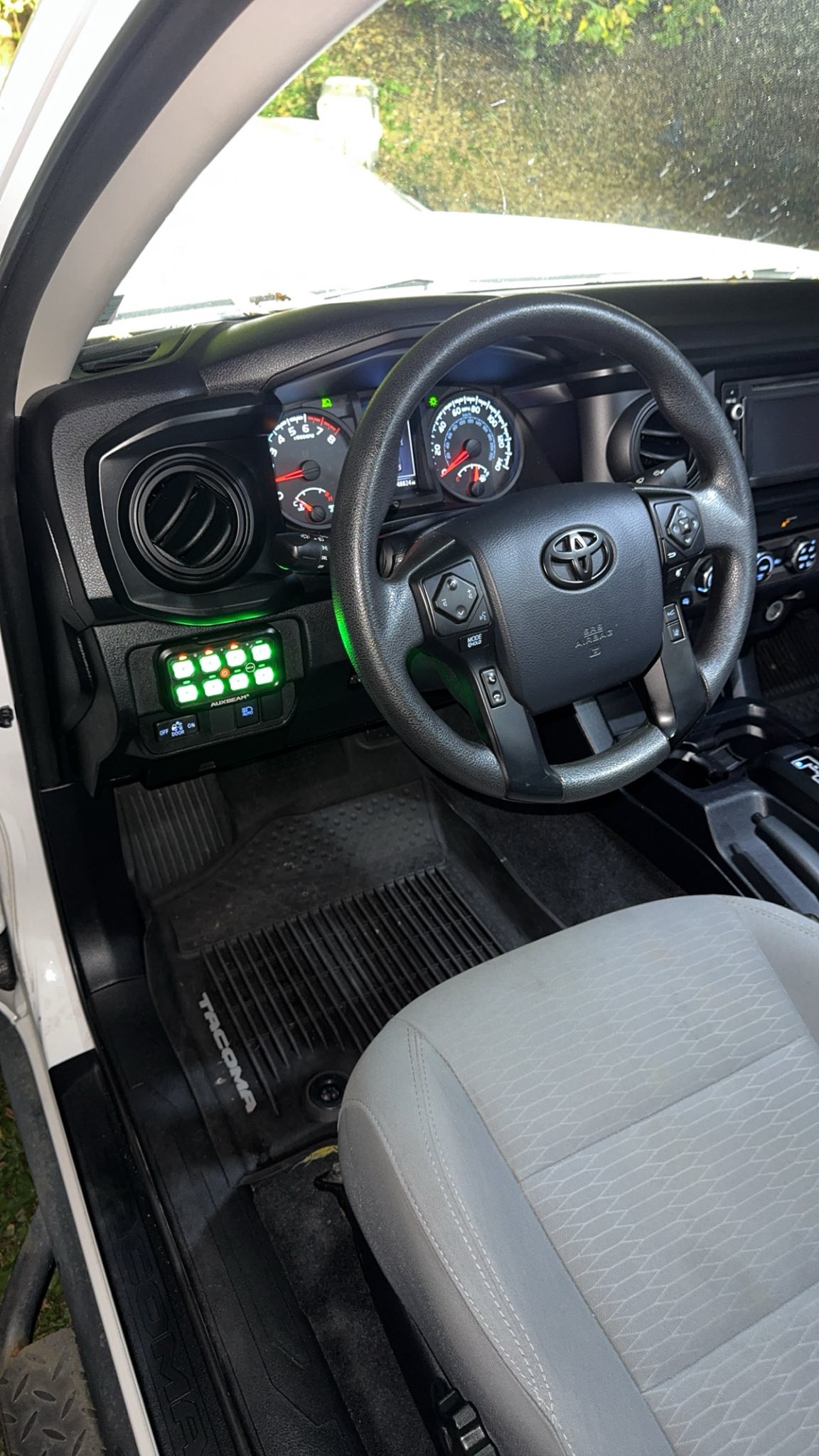 Toyota Tacoma interior - pristine dashboard and seats