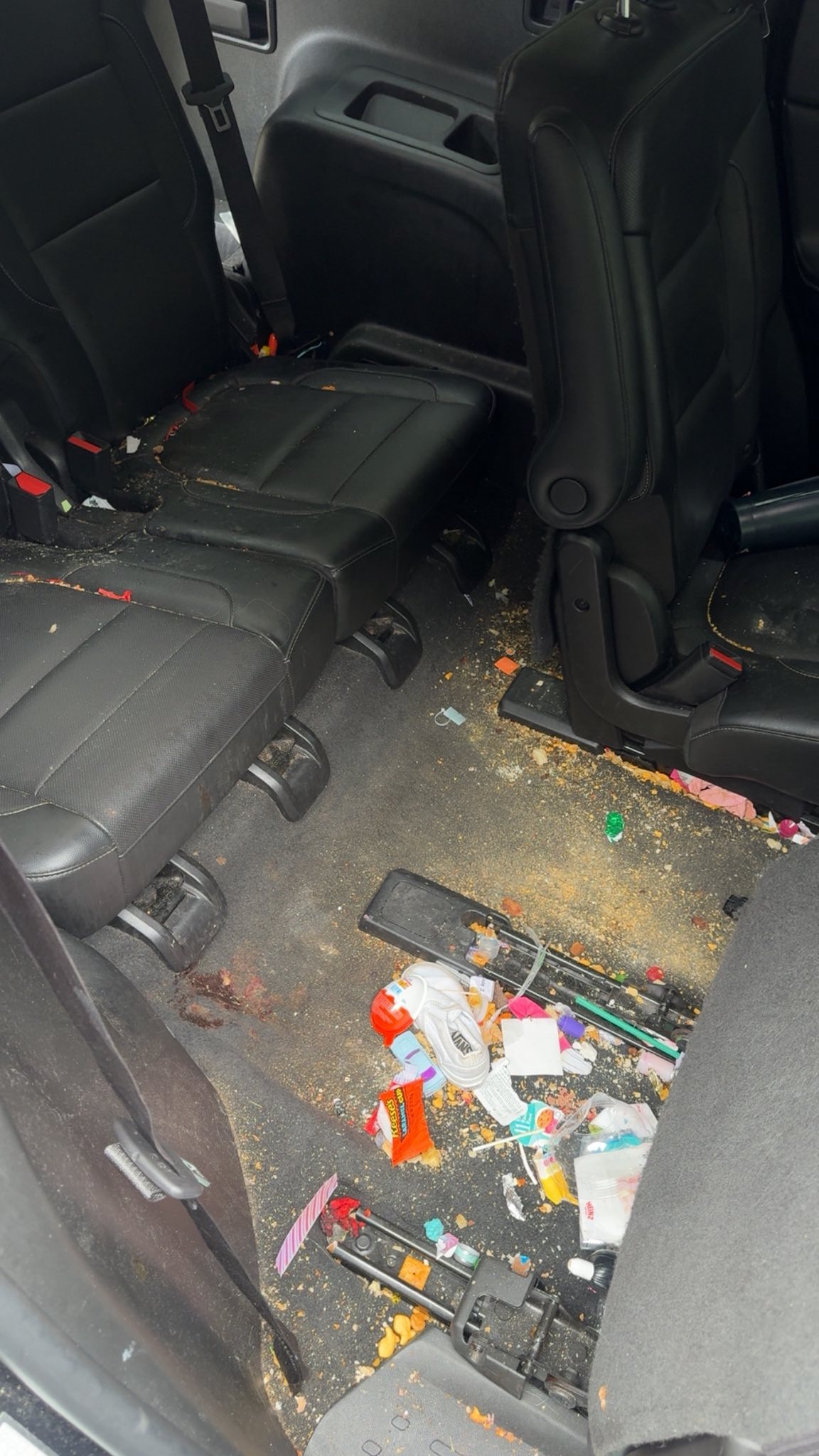 Before - Deep interior cleaning needed